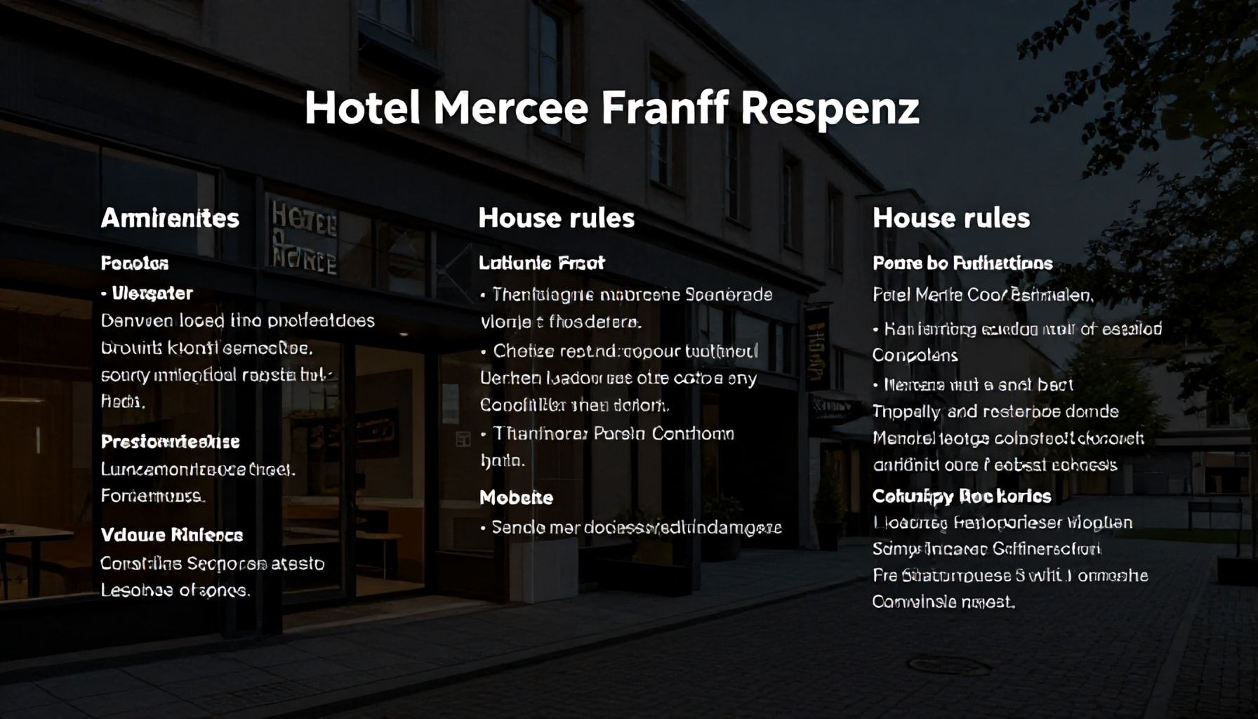 Alles, was Gäste wissen müssen