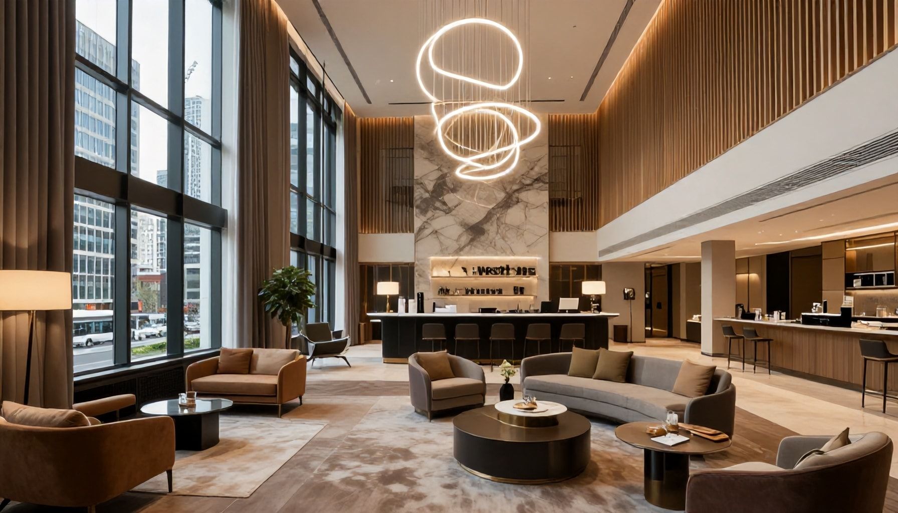 Architektonische Highlights und Zimmerdesign