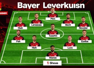 Bayer Leverkusen stellt 11 Spieler gegen Eintracht Frankfurt auf
