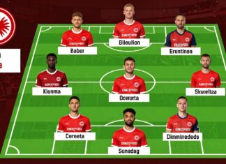 Eintracht Frankfurt stellt 11 Teilnehmer für Aufstellung gegen Mainz 05
