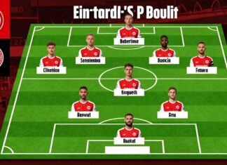 Eintracht Frankfurt stellt 11 Spieler gegen FC St. Pauli auf