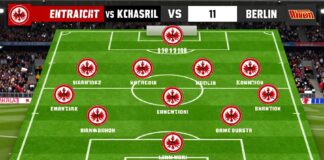 Eintracht Frankfurt stellt 11 Spieler gegen Union Berlin auf