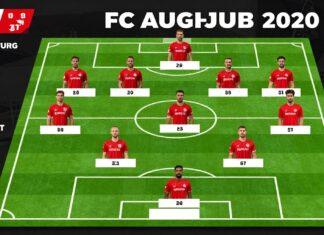 FC Augsburg stellt 11 Spieler gegen Eintracht Frankfurt auf