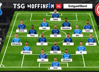 Hoffenheim und Frankfurt mit 32 Spielern im Kader für das Duell