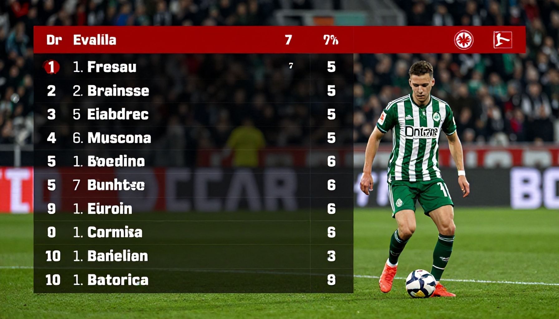 Auswirkungen auf die Bundesliga-Tabelle
