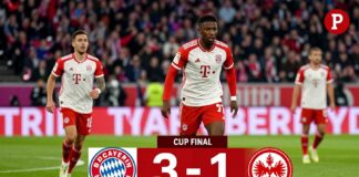 Bayern München empfängt Eintracht Frankfurt mit 3:1-Sieg im Pokalfinale