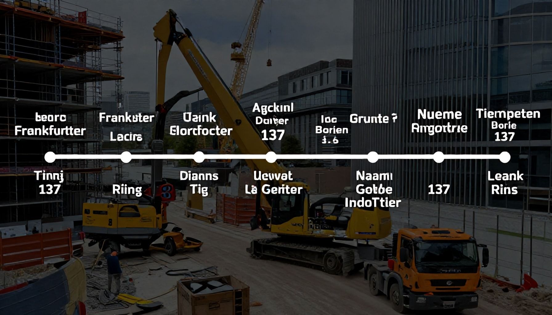 Beginn der Bauarbeiten und Zeitplan