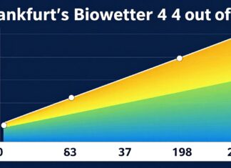Frankfurts Biowetter zeigt heute 4 von 10 Pollenbelastung