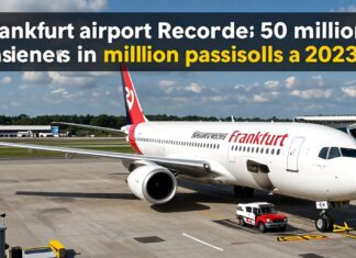 Frankfurts Flughafen verzeichnet 2023 über 50 Millionen Passagiere