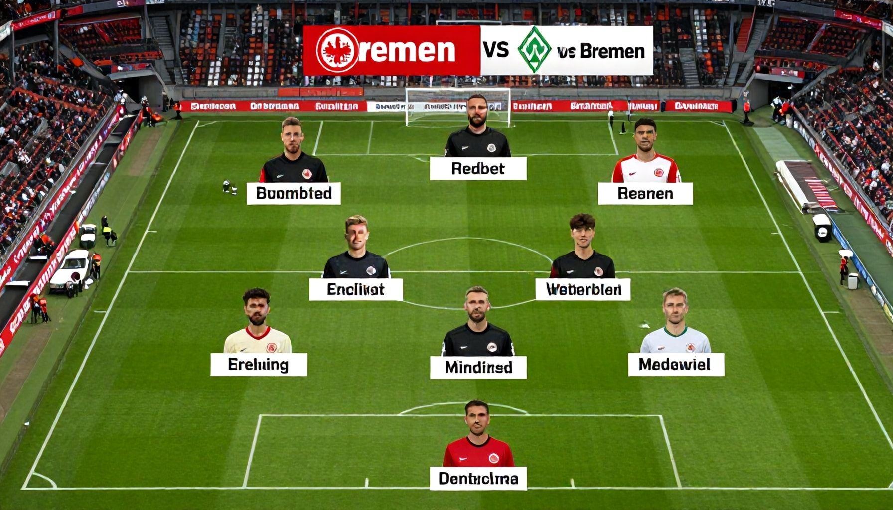 Bremen's erwartete Aufstellung