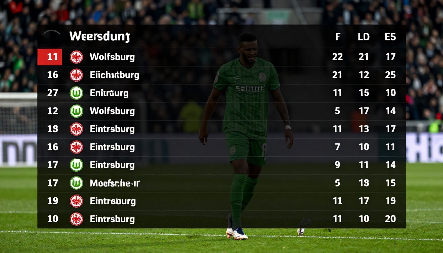 Die aktuelle Tabellensituation