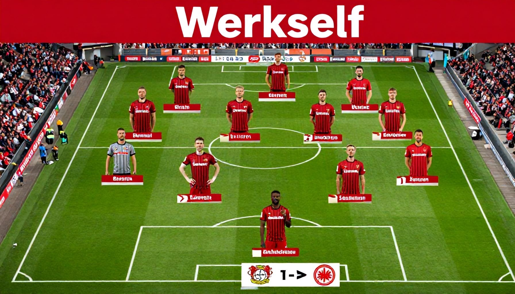 Die Aufstellung der Werkself