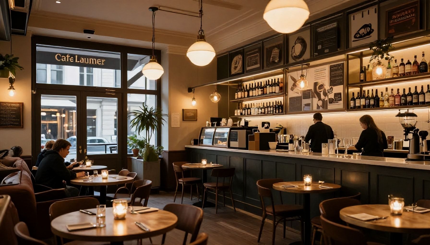 Die besondere Atmosphäre des Cafés