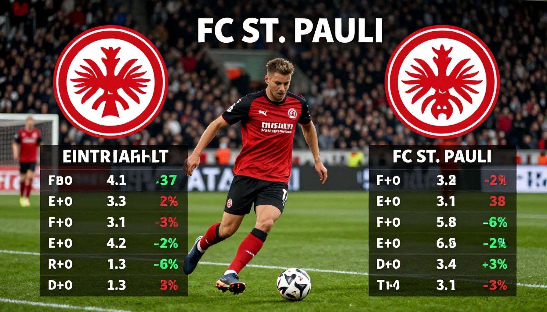 Die historische Rivalität zwischen Eintracht Frankfurt und FC St. Pauli
