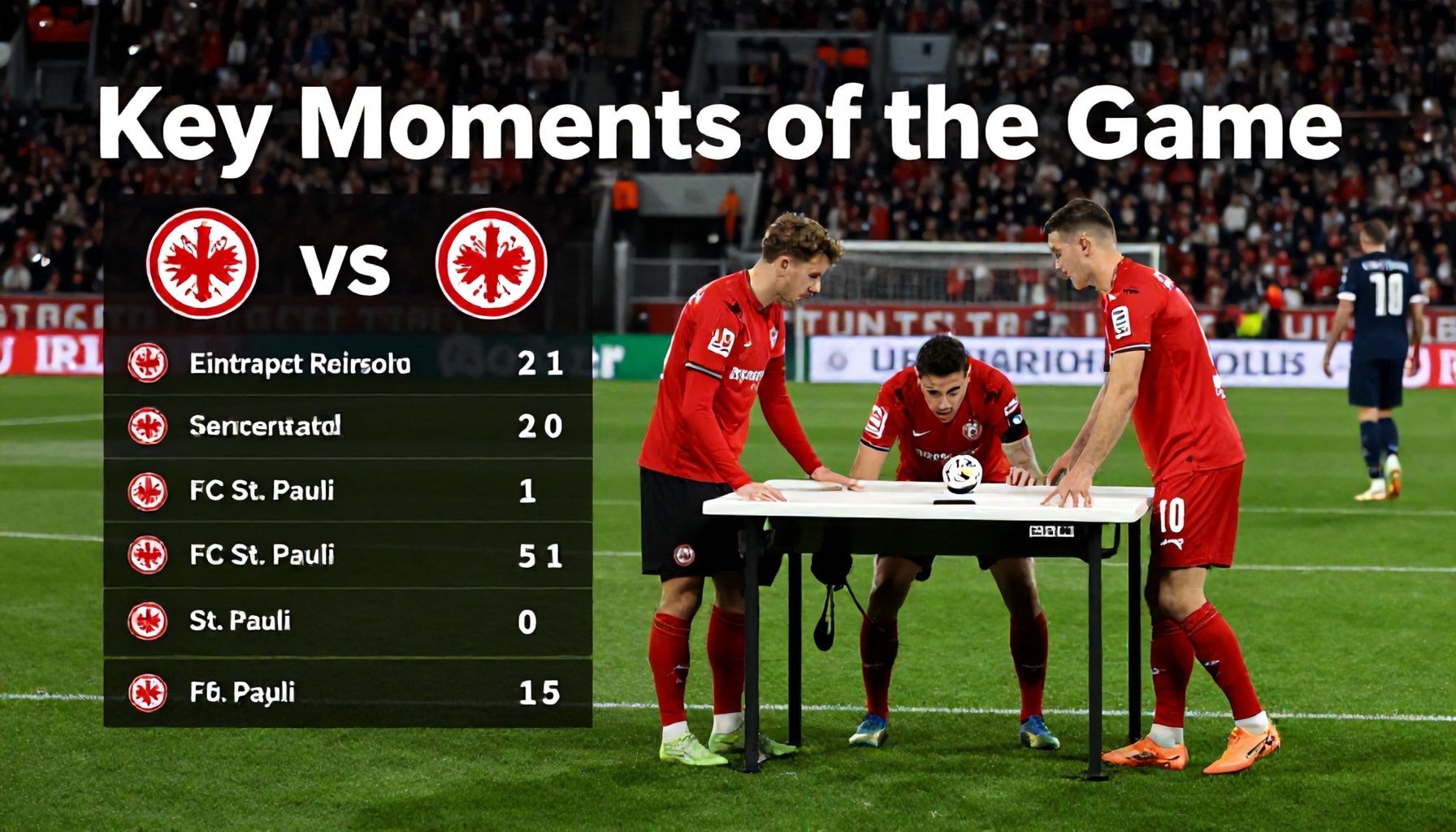 Die Schlüsselmomente des Spiels