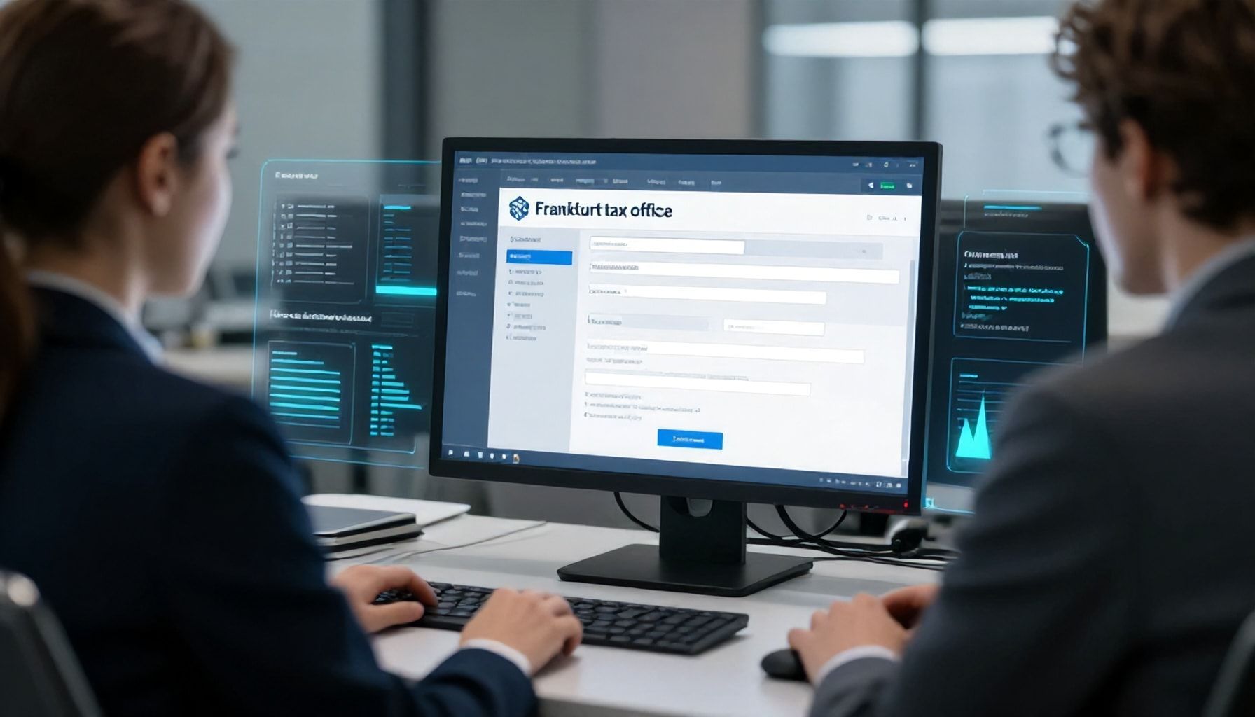 Digitale Innovationen im Finanzamt Frankfurt