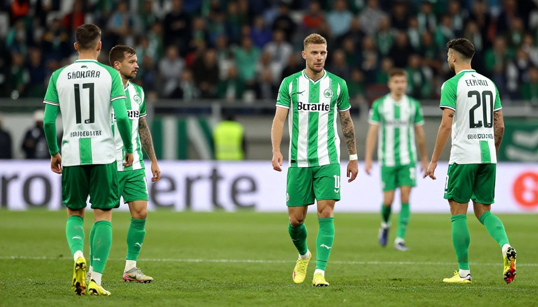 Ein Blick auf die Ferencváros-Mannschaft