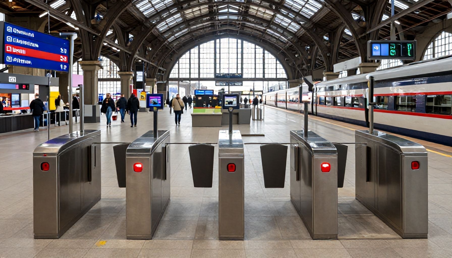 Ein Drehkreuz der Nation