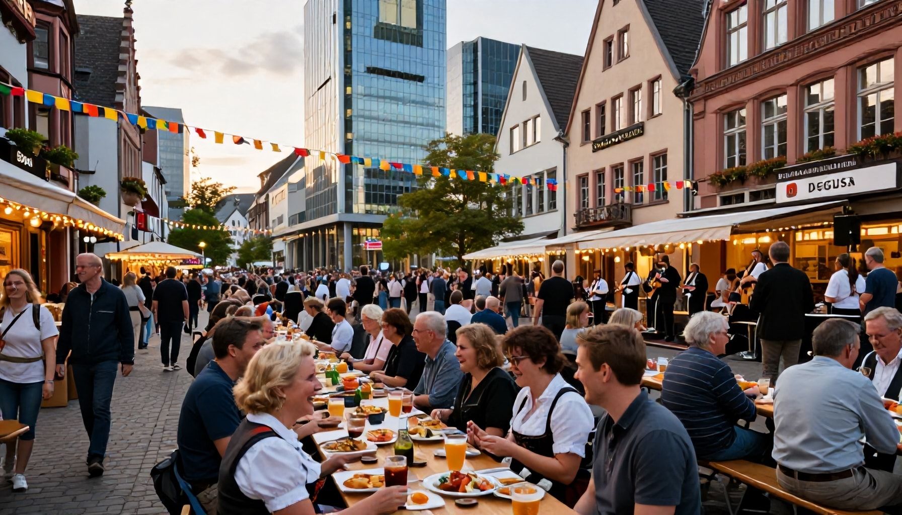 Feiern mit der Gemeinschaft