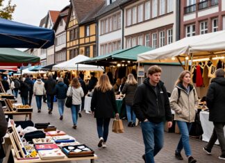 Frankfurter Flohmarkt lockt mit über 300 Ständen am Wochenende