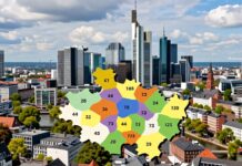 Frankfurts Postleitzahlen: 44 Bezirke, 73 Postleitzahlen Home