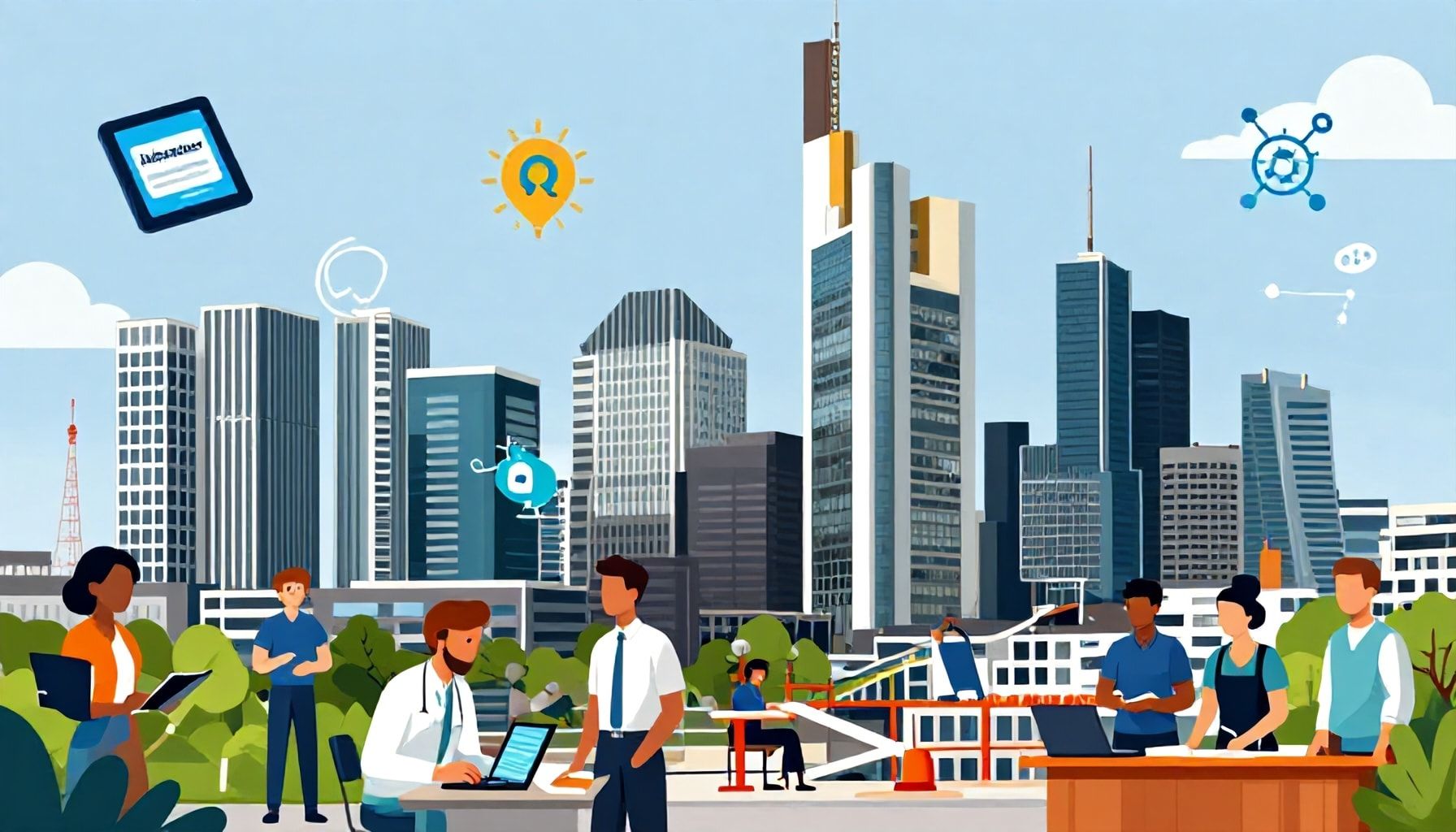 Frankfurts Arbeitsmarkt im Wandel