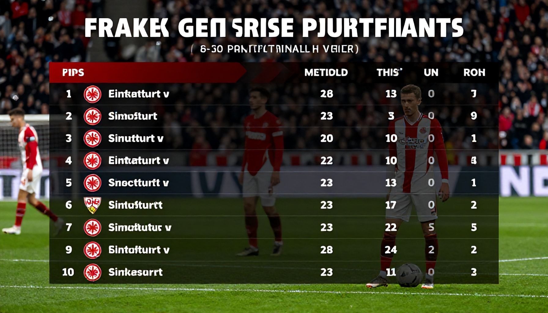 Frankfurts Aufstieg in der Tabelle