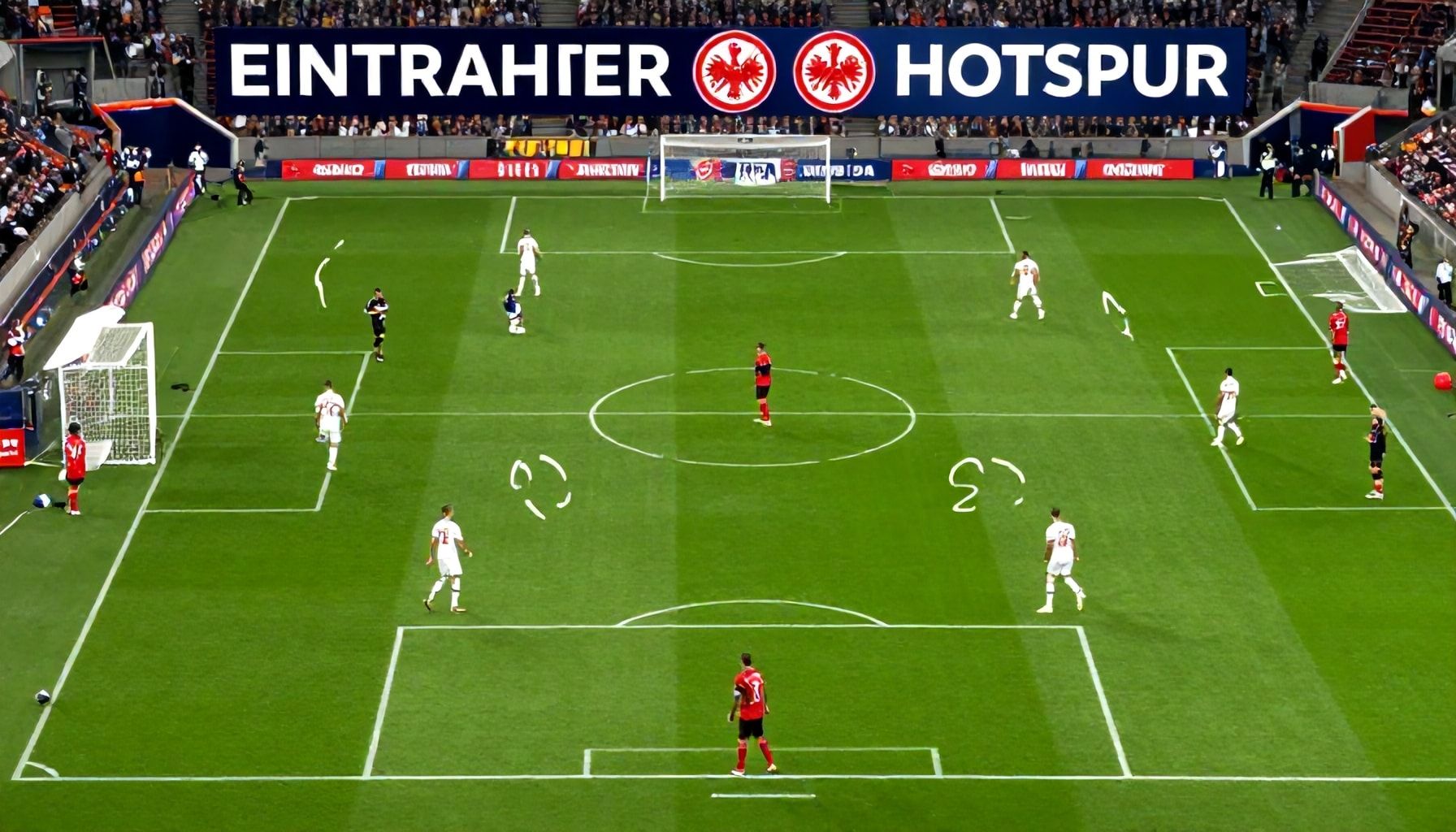 Frankfurts defensive Formation