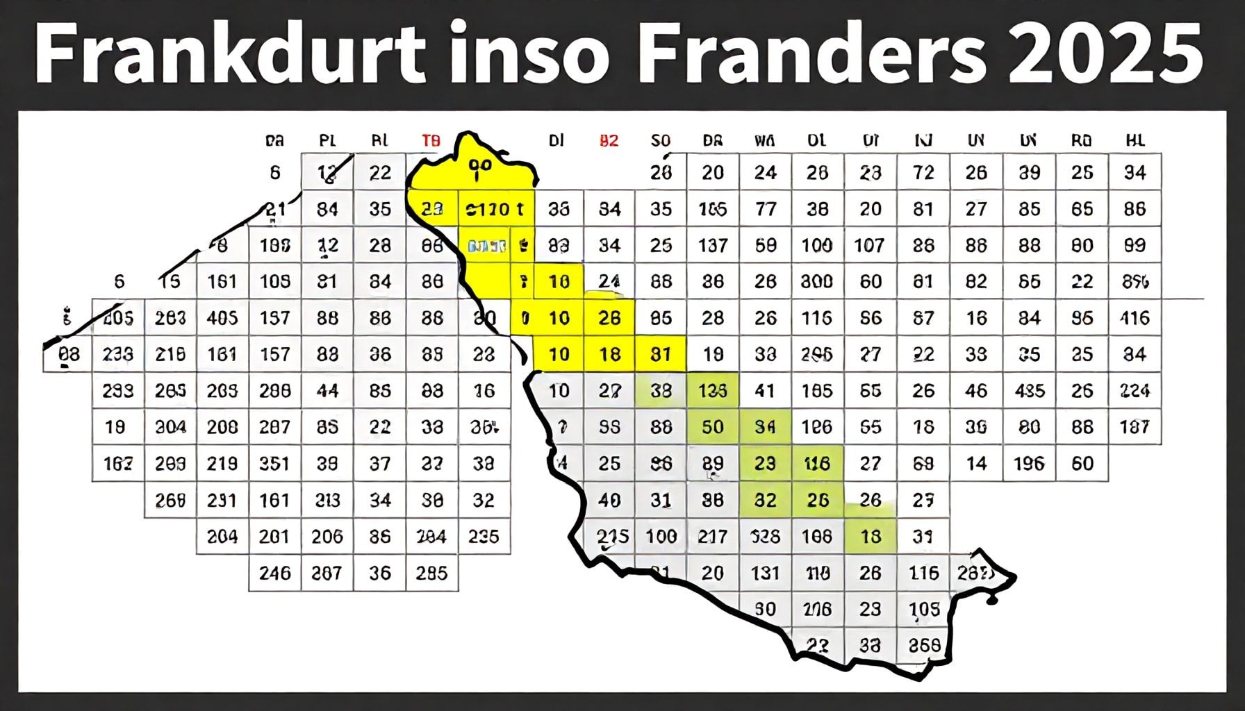 Frankfurts Postleitzahlen: Eine historische Entwicklung