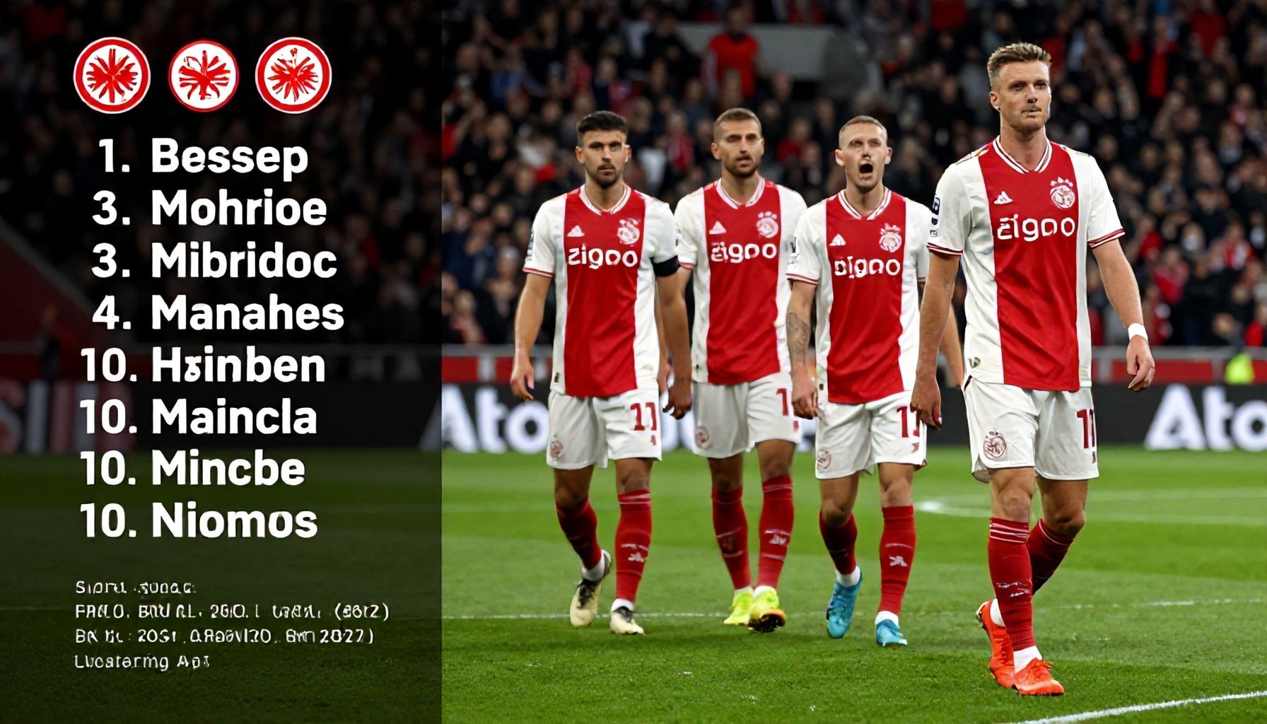 Frankfurts Startelf im Detail