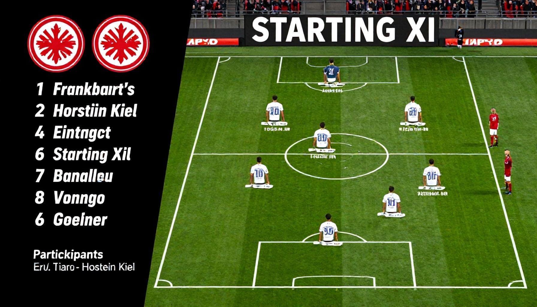 Frankfurts Startelf im Detail