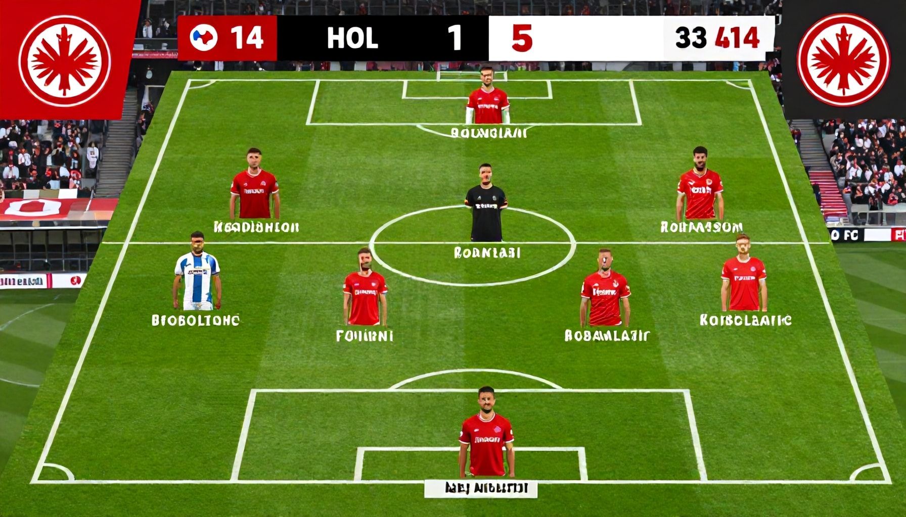 Frankfurts Startelf im Detail