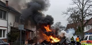 Schwere Gasexplosion in Frankfurt fordert zwei Tote