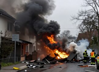 Schwere Gasexplosion in Frankfurt fordert zwei Tote