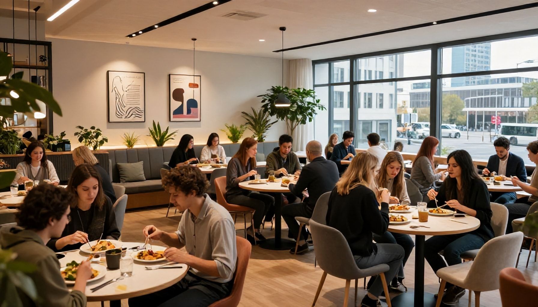 Gastronomie und Gemeinschaftsbereiche