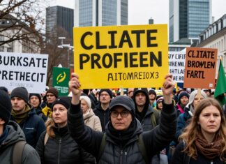 Frankfurts Horde: 5000 Demonstranten fordern Klimaschutz