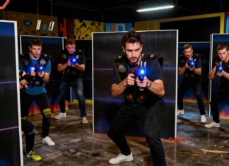 Lasertag Frankfurt: 12 Spieler, 3 Arenen, unendlicher Spaß