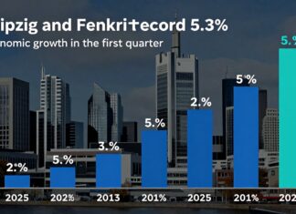 Leipzig und Frankfurt verzeichnen 5,3 Prozent Wirtschaftswachstum im ersten Quartal