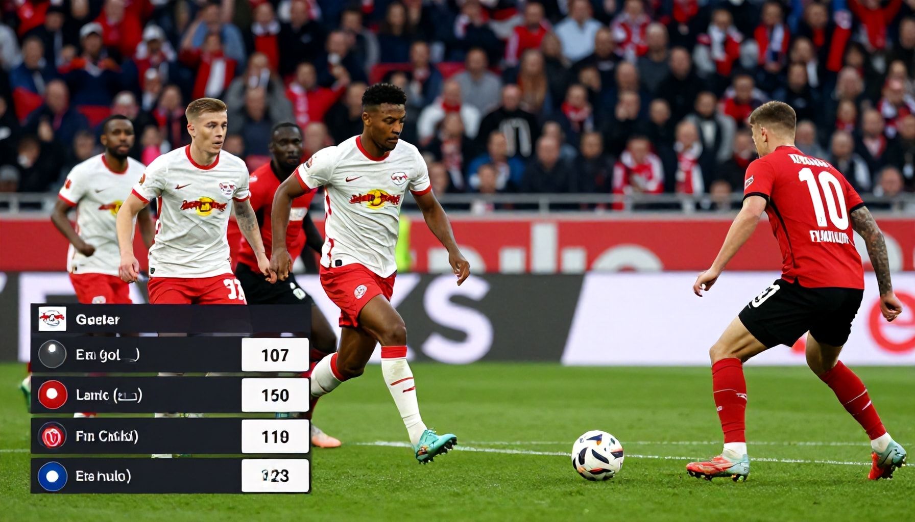 Leipzigs Offensive gegen Frankfurts Abwehr