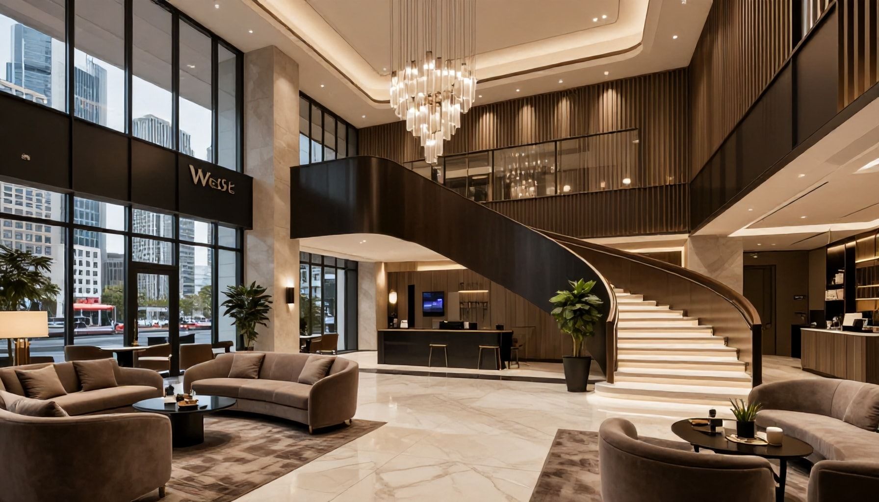 Luxuriöses Hotelkonzept in Frankfurt