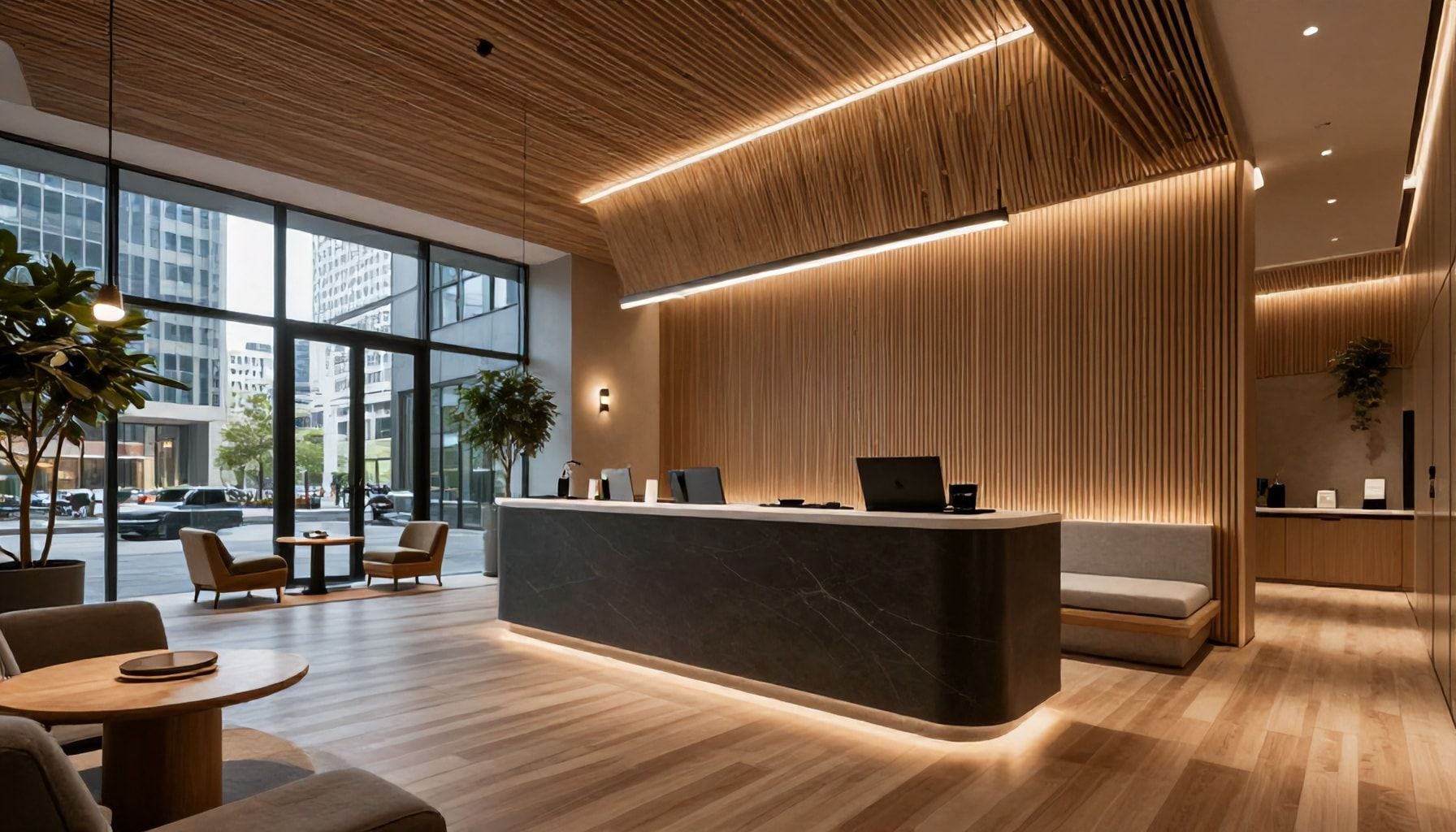 Moderne Architektur und exklusive Materialien