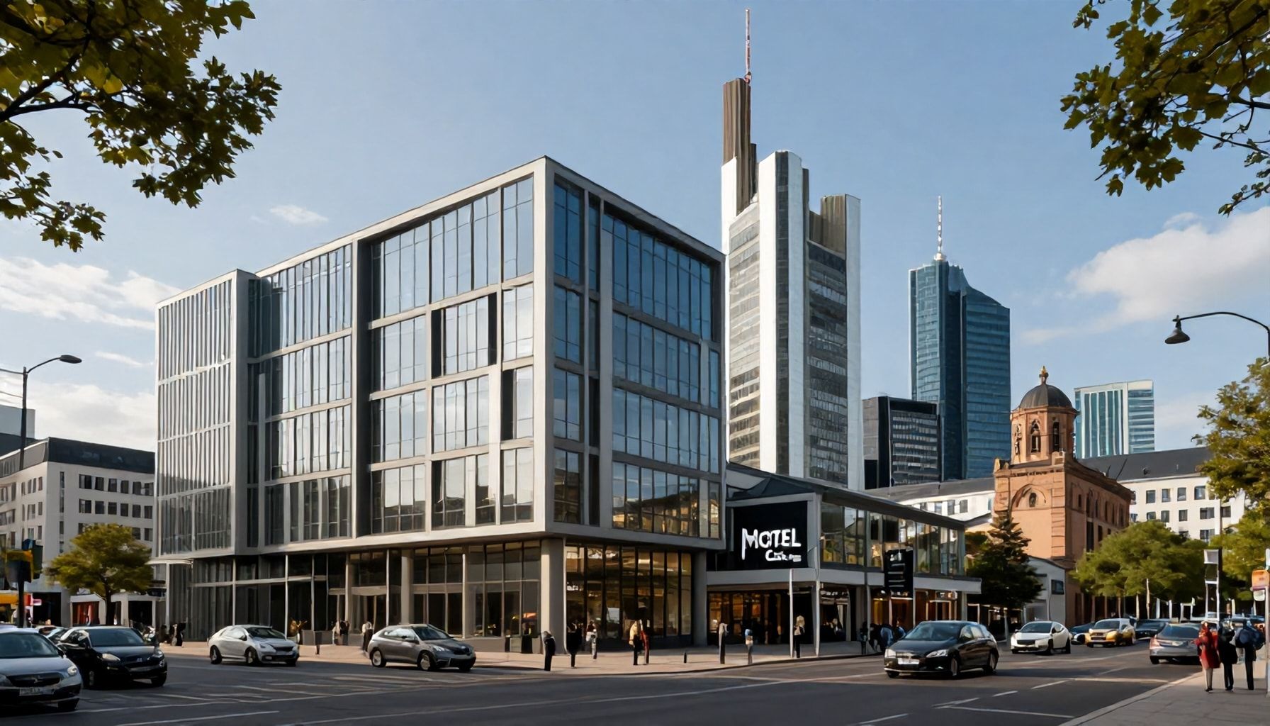 Modernes Design trifft auf historische Kulisse