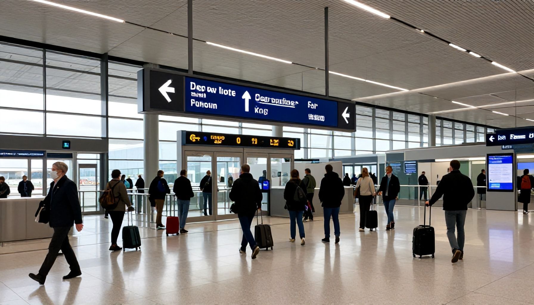 Neue Abfahrtszone am Terminal 2 des Frankfurter Flughafens eröffnet