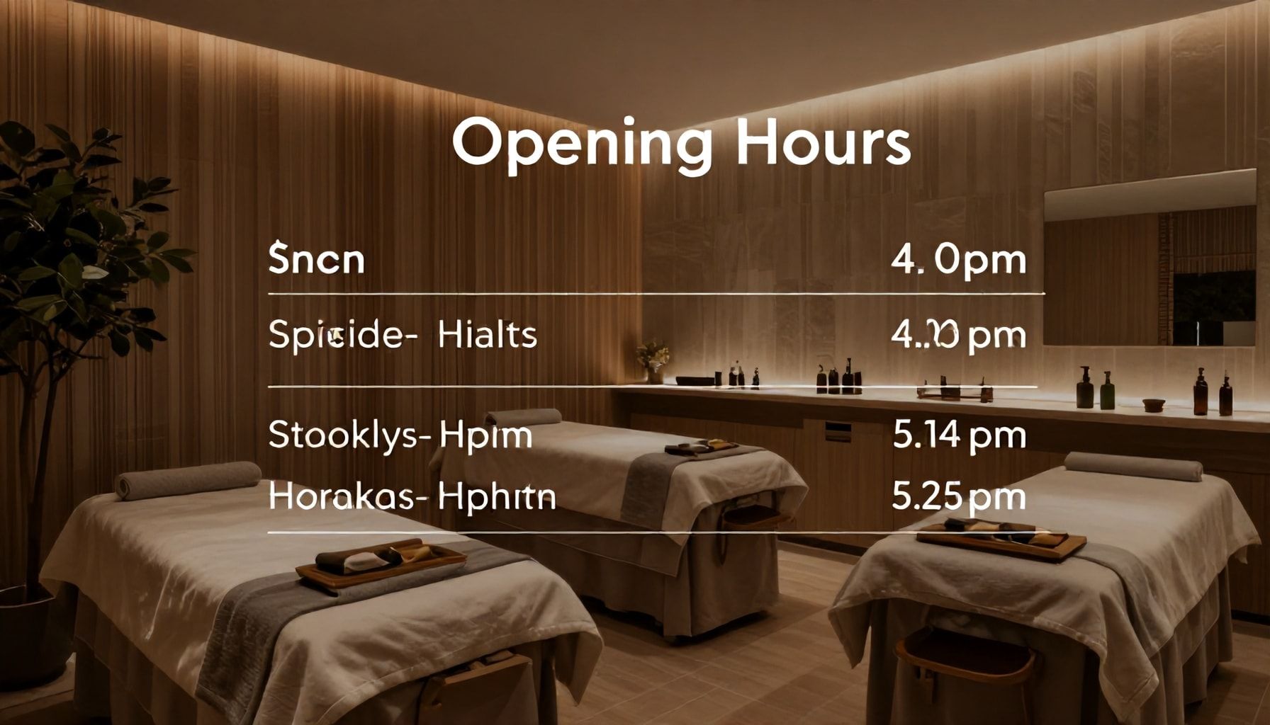 Öffnungszeiten und Buchungsmöglichkeiten