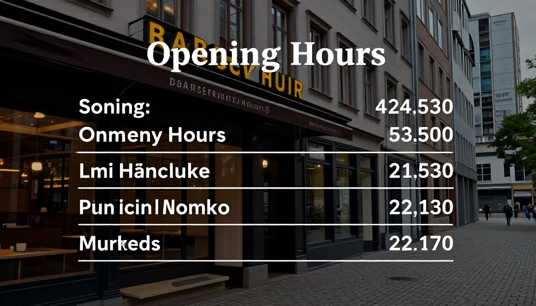 Öffnungszeiten und Eintrittspreise im Überblick