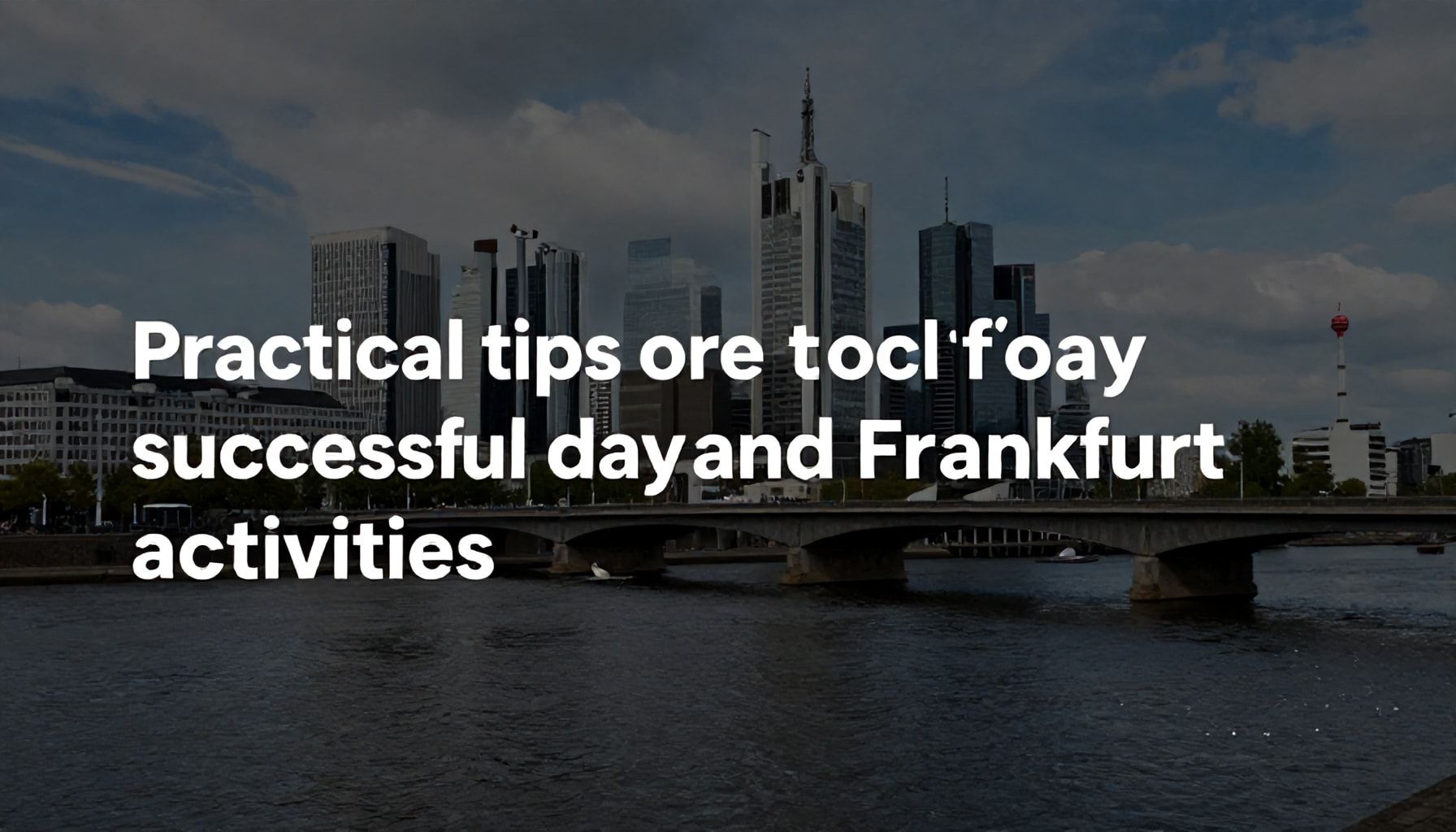 Praktische Tipps für einen gelungenen Tag