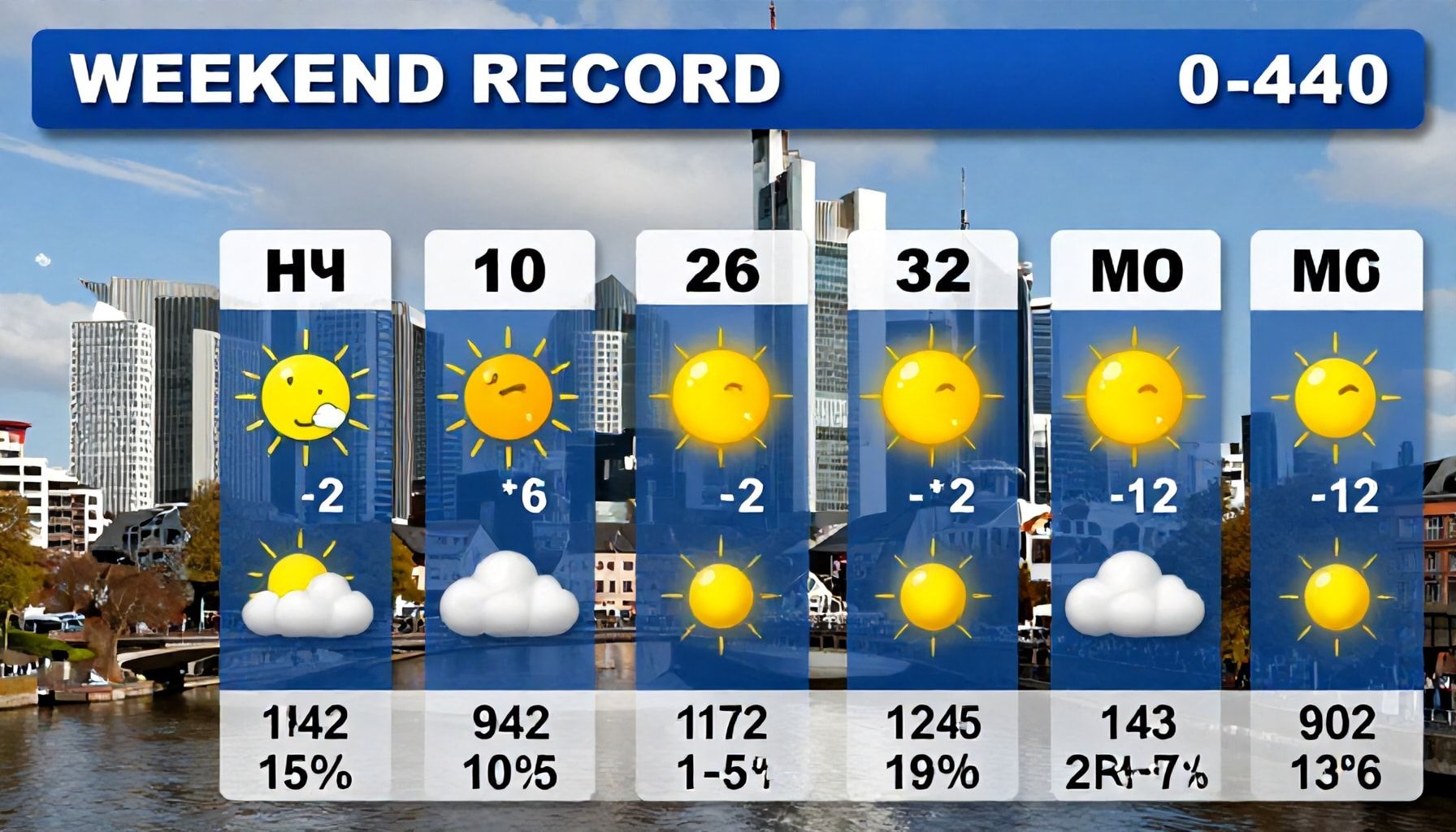 Rekordtemperaturen am Wochenende erwartet