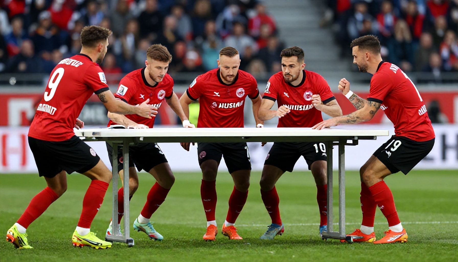 Spannende Tabelle nach dem Unentschieden