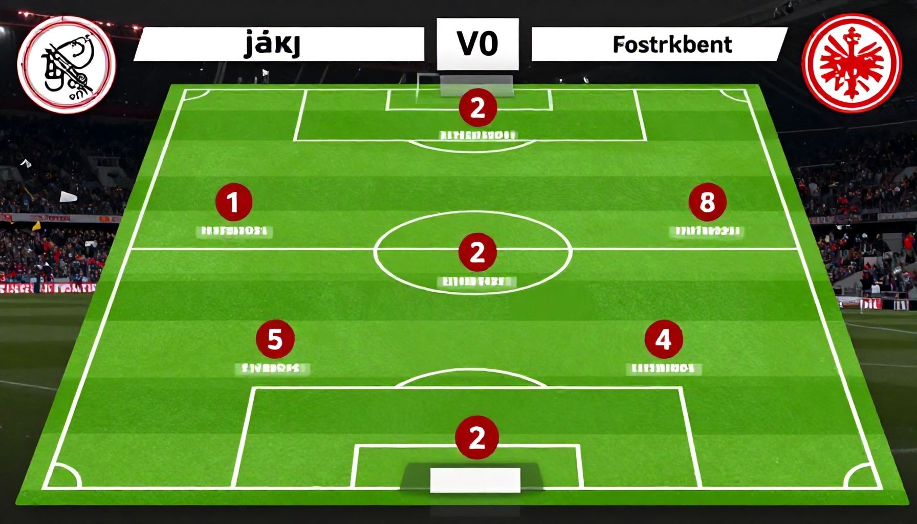 Taktische Aufstellungen und mögliche Formationen