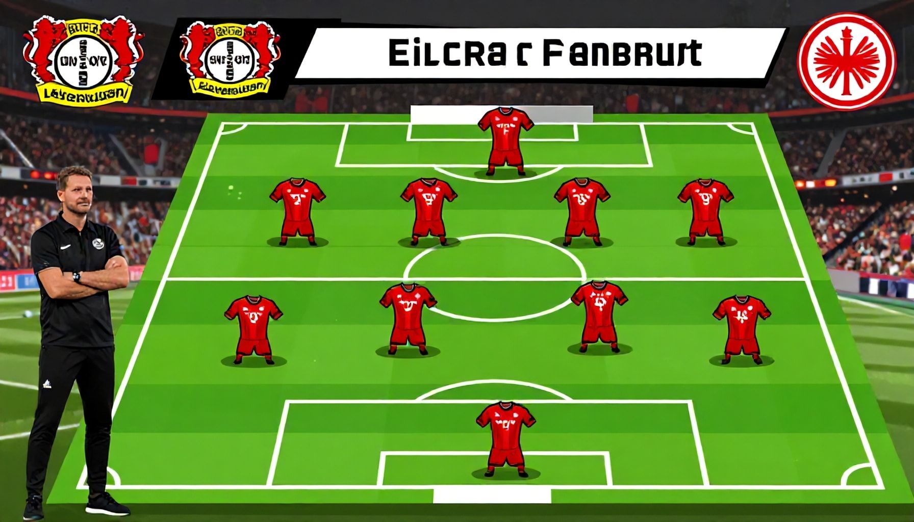 Taktische Überlegungen des Trainers